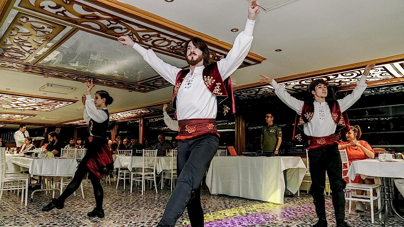 Bosphorus Dinner Cruise - (Unlimited Soft Drinks + Dinner + Turkish Shows ) Meeting Point - Standard Backside Private Table 