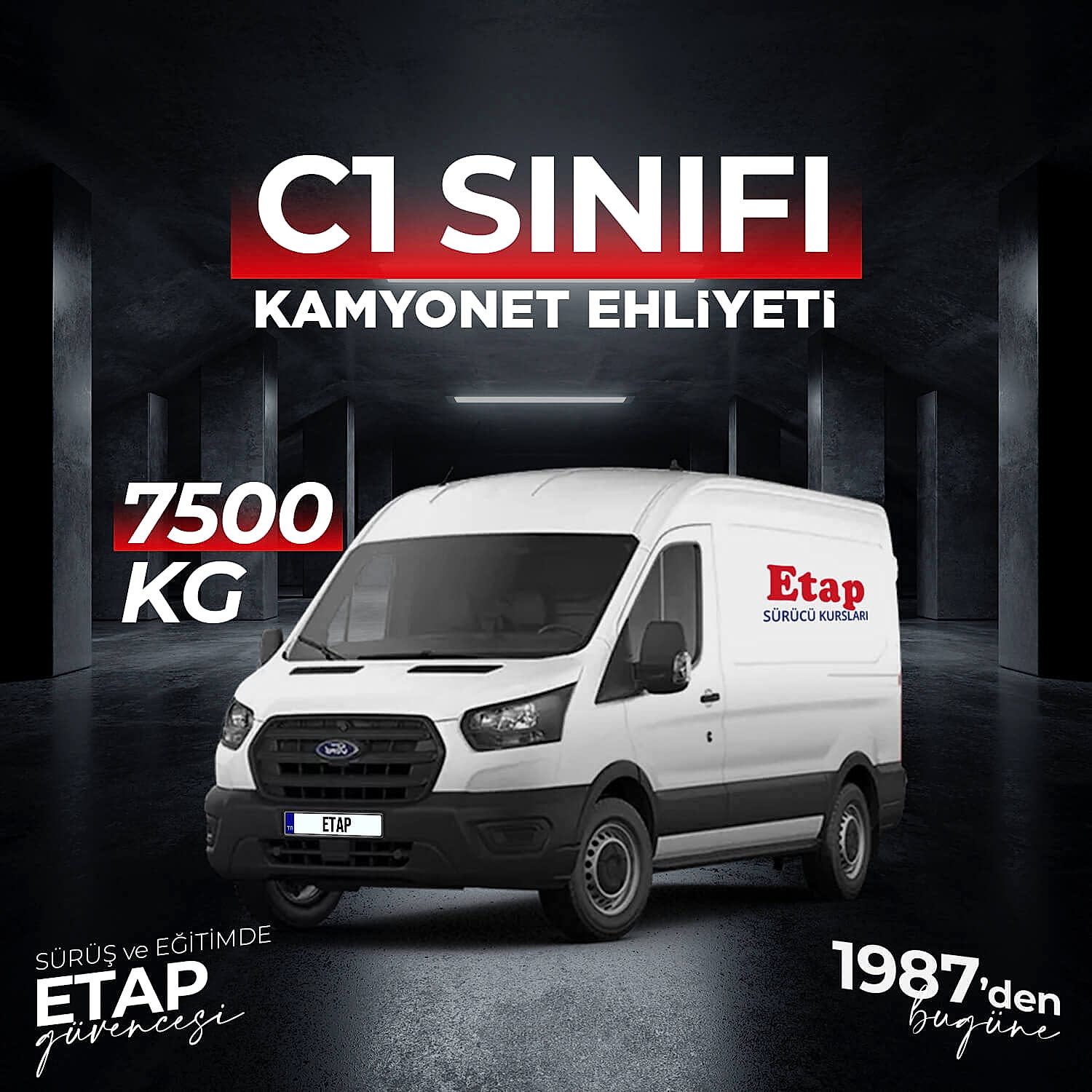 C1 Sınıfı Kamyonet Ehliyeti