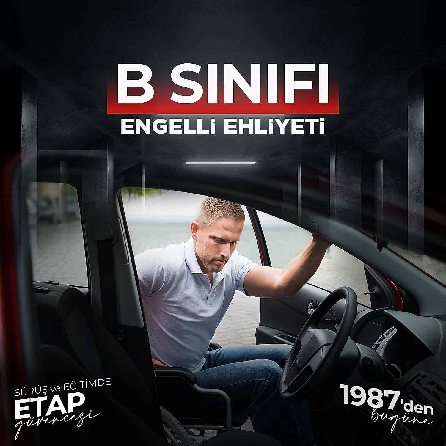 B Sınıfı Engelli Ehliyeti