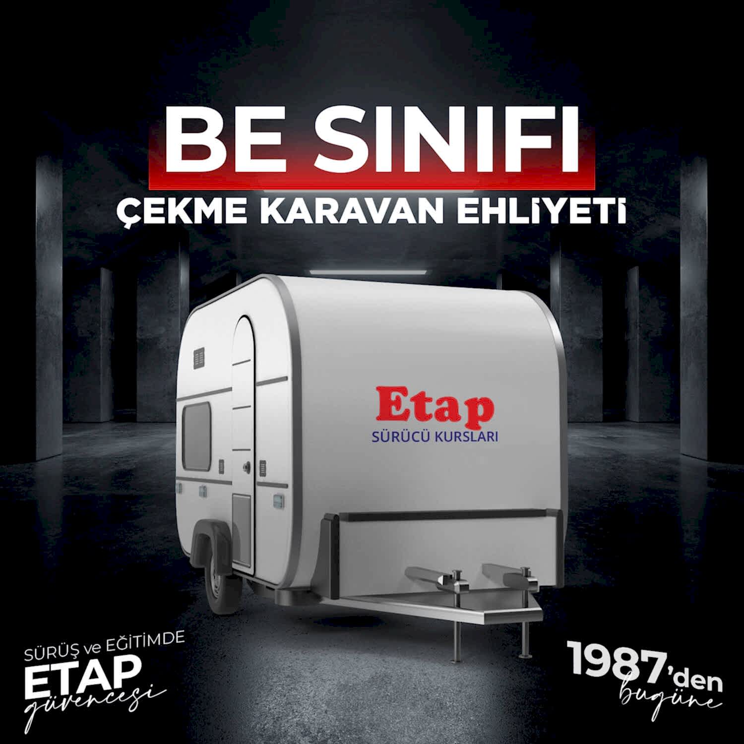 BE Sınıfı Çekme Karavan Ehliyeti