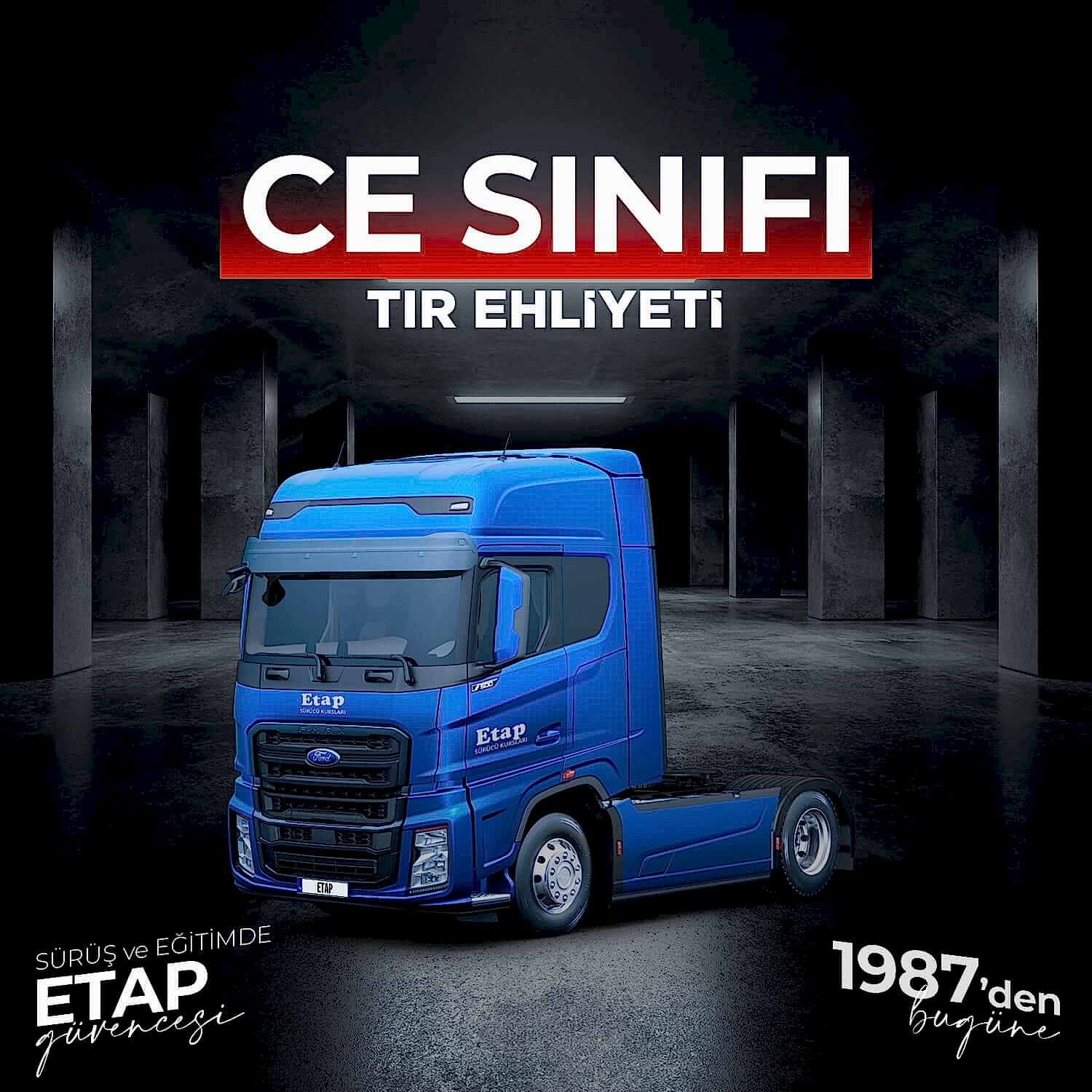 CE Sınıfı Tır Ehliyeti